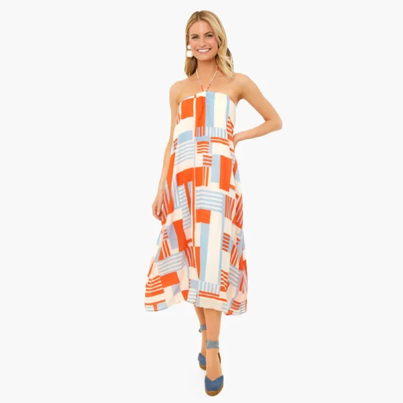 Asturias Midi Dress (Ylang Print) Trendy Long Sleeve Midi Dress