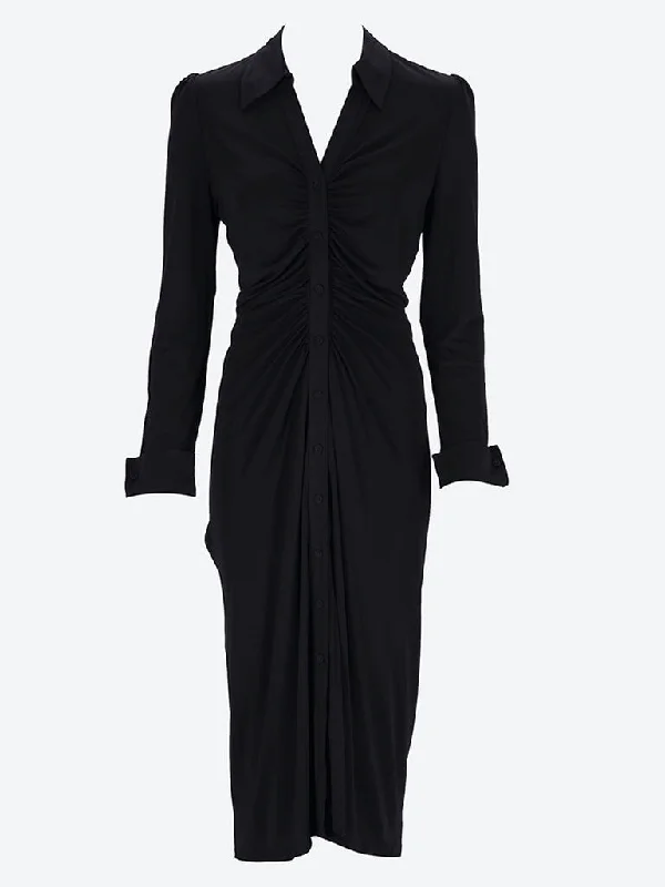 Dvf sheska midi dress Elegant Pleated Detail Midi Dress