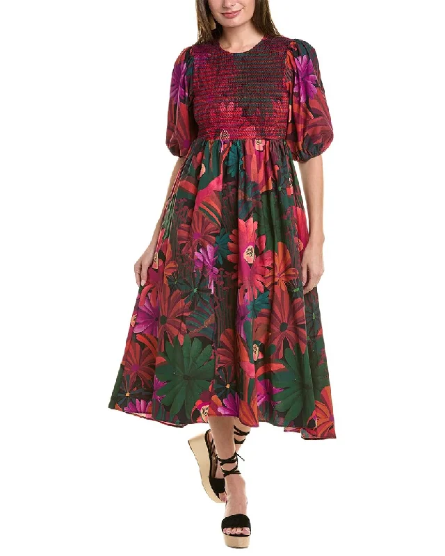 FARM Rio Midi Dress Comfortable Casual Midi Dress