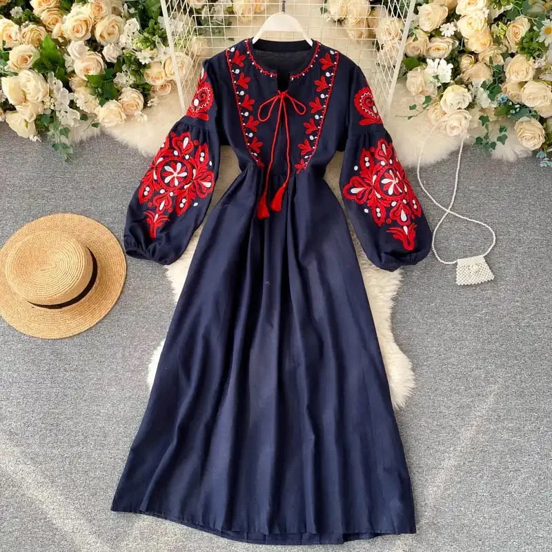 Hoster Summer Midi Dress Fashionable Wide Leg Midi Dress