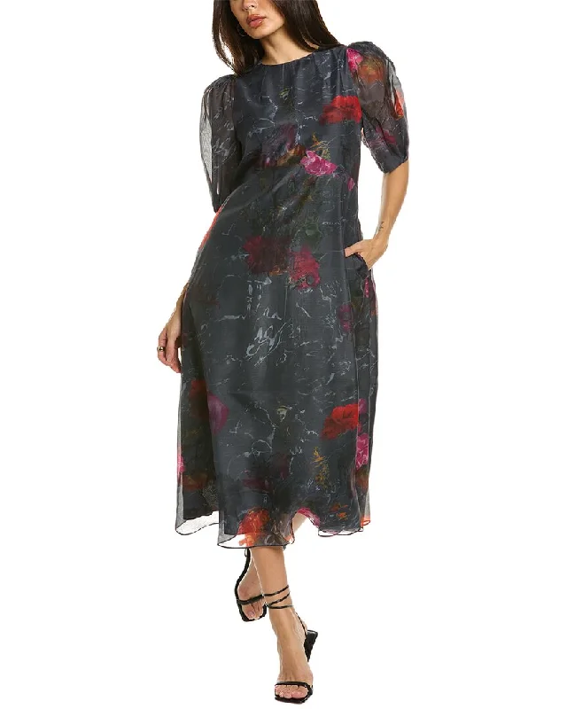Ted Baker Mekayla Midi Dress Trendy Ruffle Hem Midi Dress