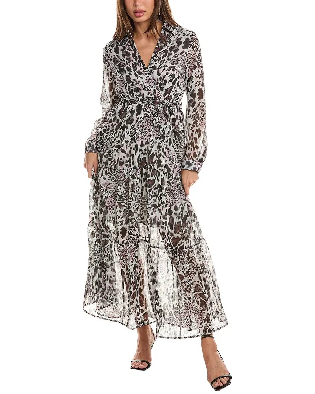ANNA KAY Stellar Silk-Blend Maxi Dress Trendy Printed Maxi Dress