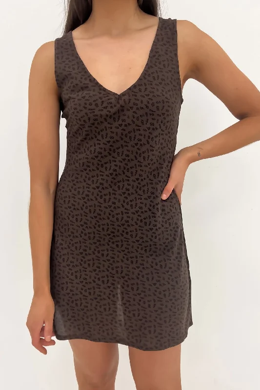 Cassia Mini Dress Black Elegant Satin Lace Mini Dress