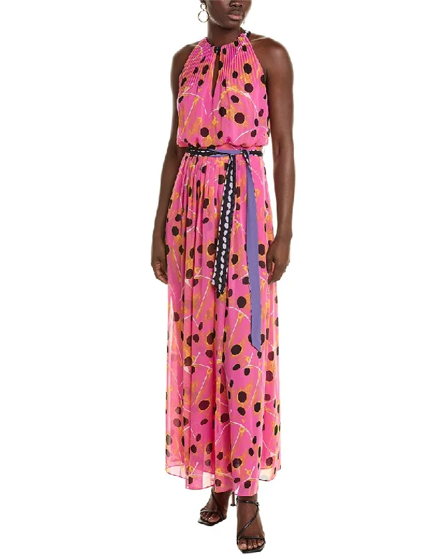Diane von Furstenberg Miriam Maxi Dress Elegant Maxi Dress with Belt