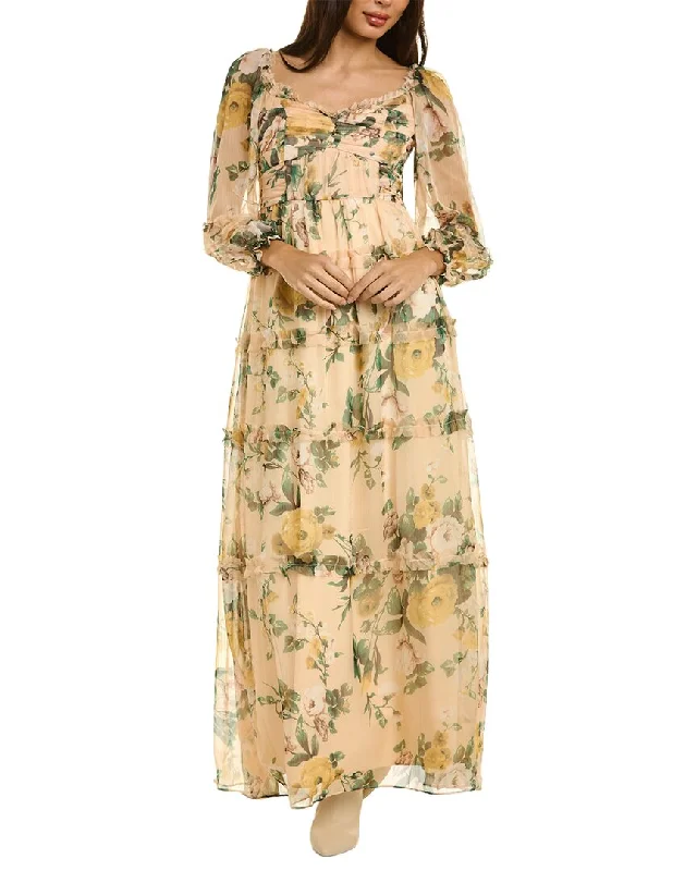 O.P.T. Ada Maxi Dress Fashionable Layered Maxi Dress