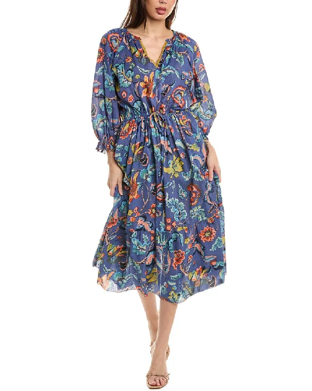 Velvet by Graham & Spencer Denise Maxi Dress Elegant Maxi Dress with Belt