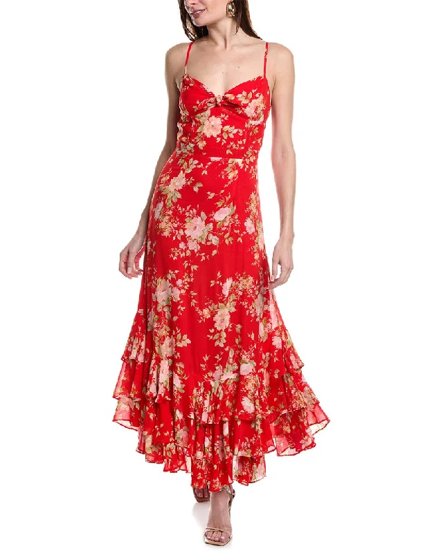YUMI KIM Carmela Maxi Dress Fashionable Asymmetrical Maxi Dress