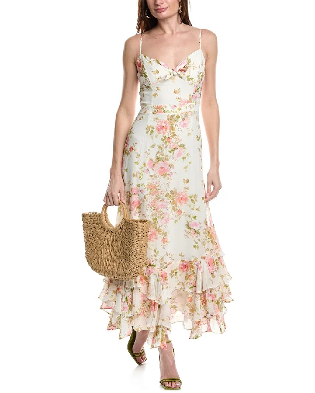 YUMI KIM Carmela Maxi Dress Trendy Fit-and-Flare Maxi Dress