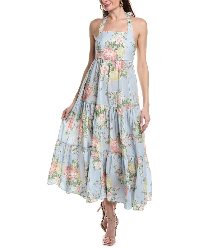 YUMI KIM Tinsley Maxi Dress Chic Boho Print Maxi Dress