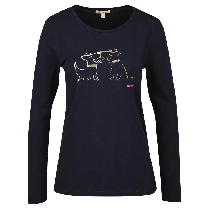 Barbour Lossie Ladies Long Sleeve T-Shirt - Navy Jersey Fabric Tulle Fabric Batik Fabric Barbour Lossie Ladies Long Sleeve T-Shirt - Navy Jersey Fabric Tulle Fabric Batik Fabric