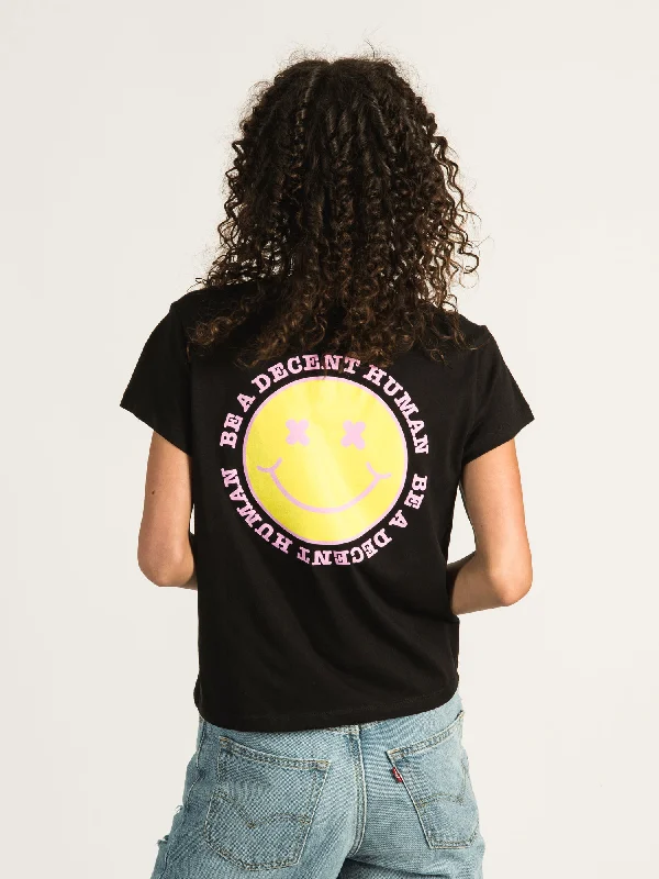 BARSTOOL SPORTS BE A DECENT HUMAN BF T-SHIRT  - CLEARANCE Ribbed T-Shirt High Neck Heavyweight