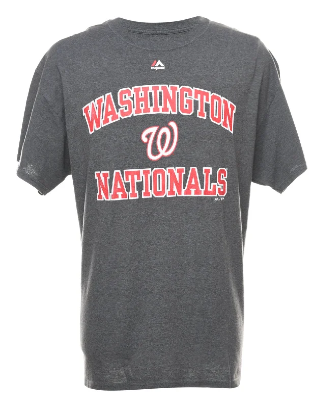 Grey & Red Washington Nationals Sports T-shirt - XL Chenille Fabric Brocade Fabric Lace Fabric Grey & Red Washington Nationals Sports T-shirt - XL Chenille Fabric Brocade Fabric Lace Fabric