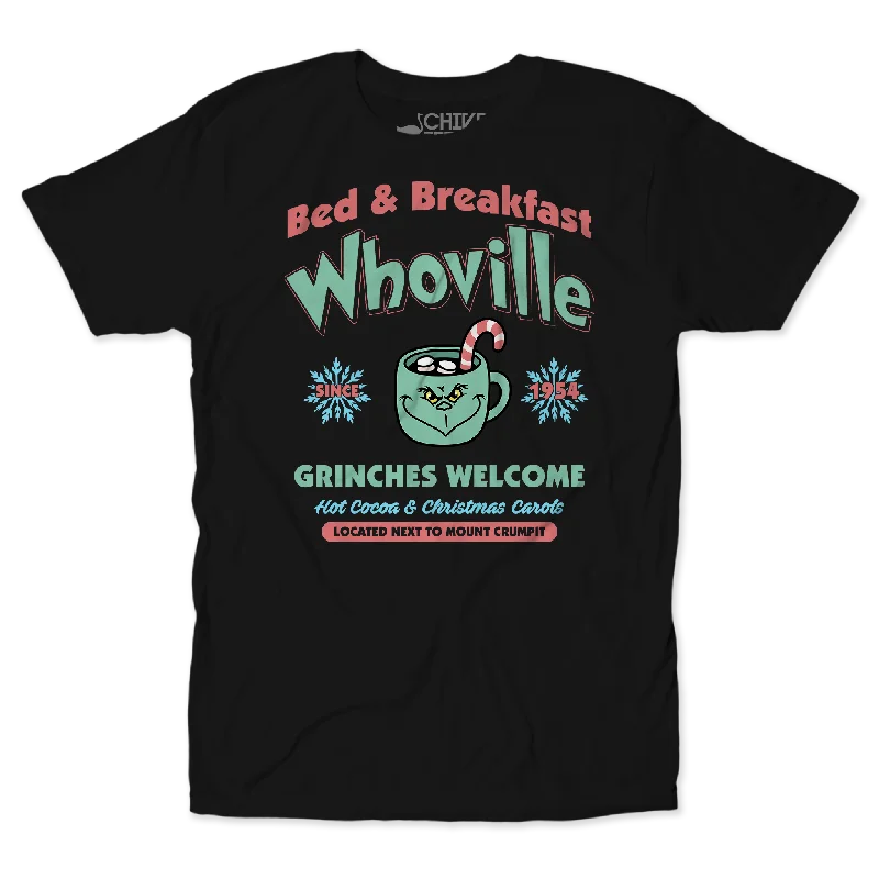 Grinches Welcome Unisex Tee Real Fur Shearling Chenille
