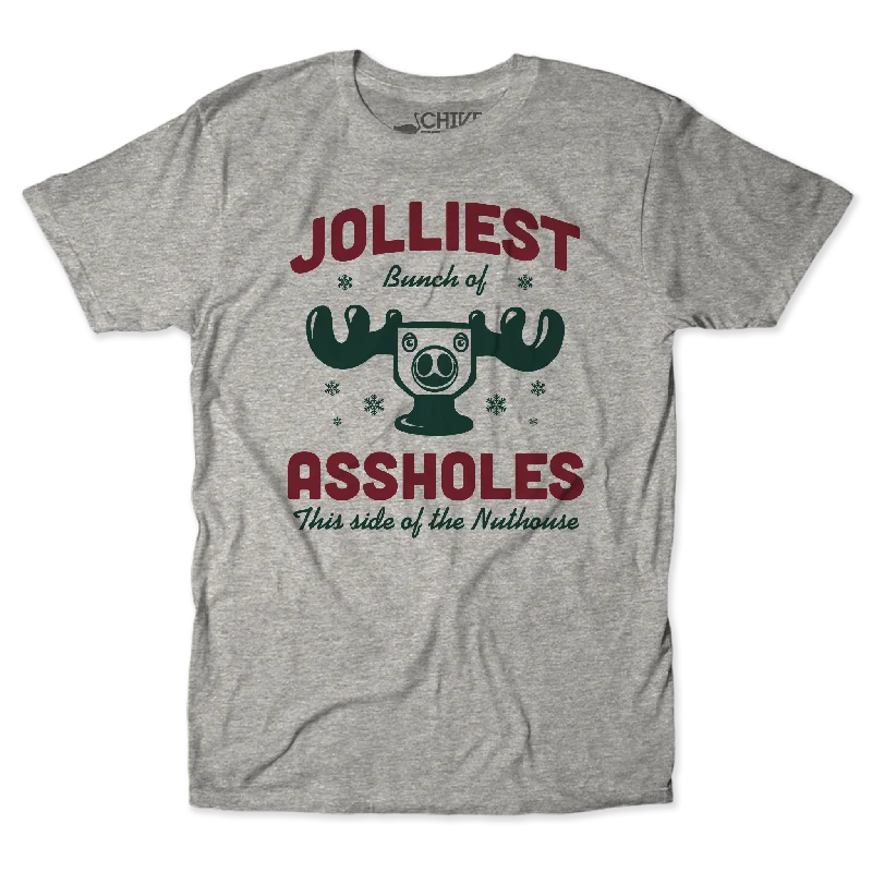 Jolliest Bunch Unisex Tee Polka Dot Checkered Tartan