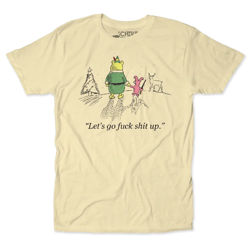 Let's Go F*ck Sh*t Up Christmas Edition V2 Unisex Tee Chenille Blend Fleece Blend Nylon Blend Let's Go F*ck Sh*t Up Christmas Edition V2 Unisex Tee Chenille Blend Fleece Blend Nylon Blend