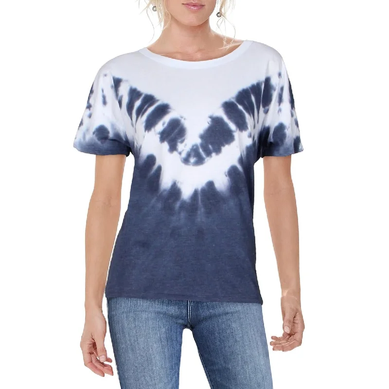 Marc New York Womens Tie Dye Casual T-Shirt Oversized T-Shirt Spandex breathable
