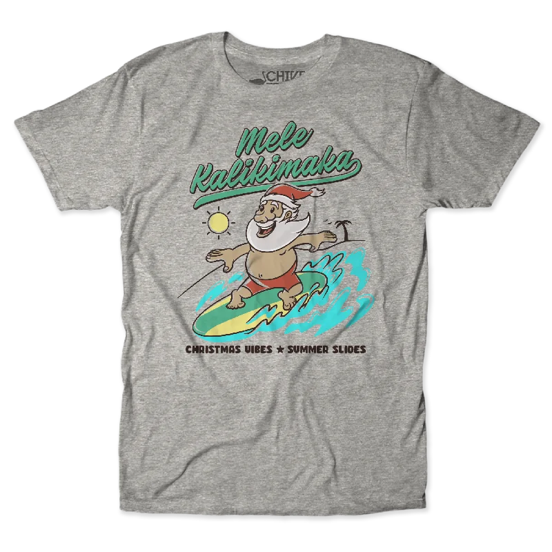 Mele Kalikimaka Unisex Tee Fashionable Trendy Casual