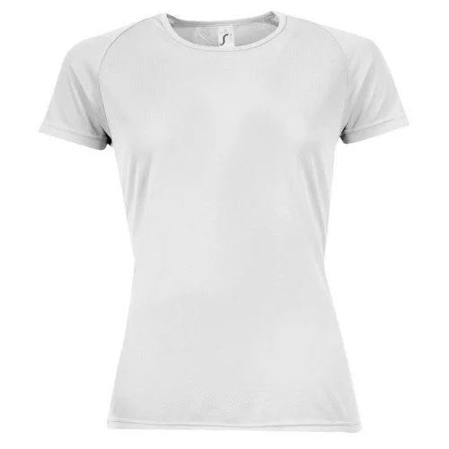 SOLS Womens/Ladies Sporty Short Sleeve T-Shirt Basic T-Shirt Crew Neck Short Sleeve