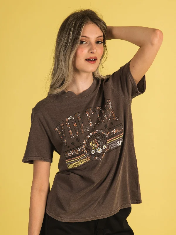VOLCOM LOCK IT UP T-SHIRT Houndstooth Herringbone Solid