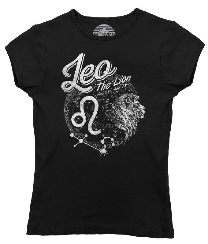 Women's Vintage Leo T-Shirt Thin T-Shirt Open Front Quick Dry