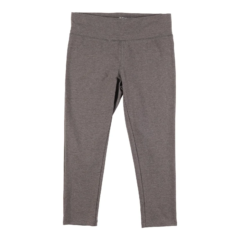 ACX ACTIVE Seasonal Basic Capri Legging, Medium Grey Elegant Stretchy Faux Leather Leggings ACX ACTIVE Seasonal Basic Capri Legging, Medium Grey Elegant Stretchy Faux Leather Leggings