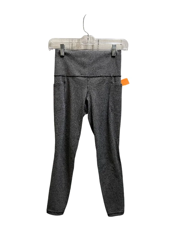 Athletic Leggings By Athleta In Grey, Size: Xs Cozy Bootcut Leggings