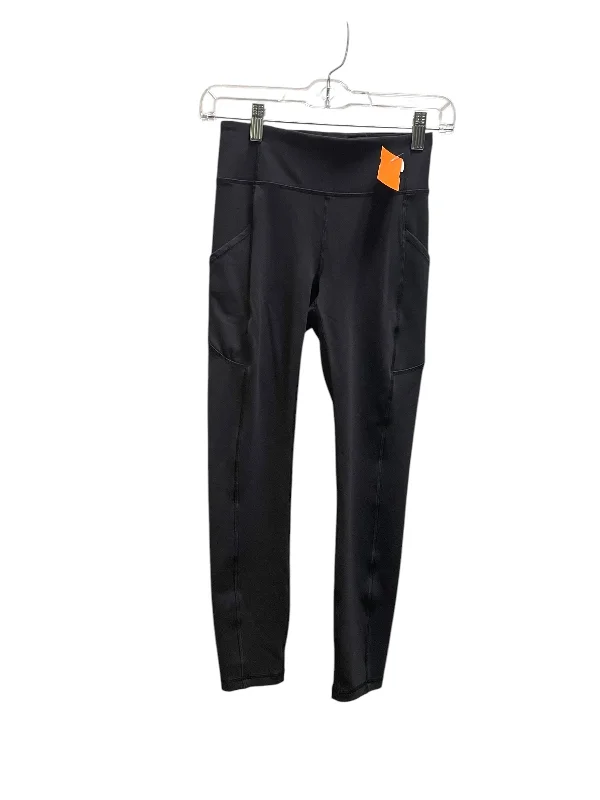 Athletic Leggings By Lululemon In Black, Size: 4 Trendy Minimalist Leggings