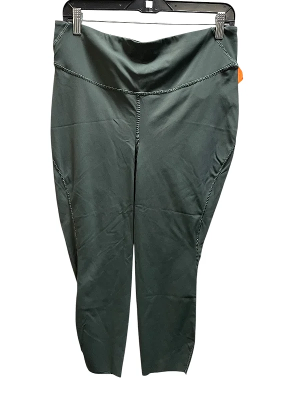 Athletic Leggings By Lululemon In Green, Size: 14 Trendy Colorblock Print Leggings