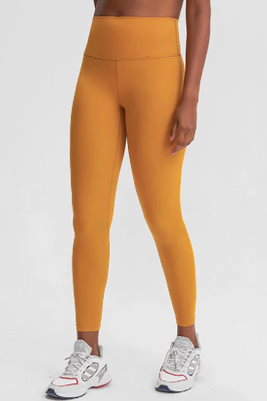 Basic Active Leggings Comfortable Slip-On Leggings