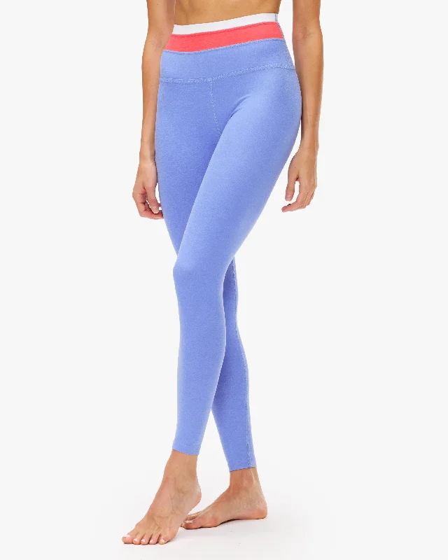 Beyond Yoga Spacedye Horizon Colorblock Midi Legging Elegant Satin Finish Leggings