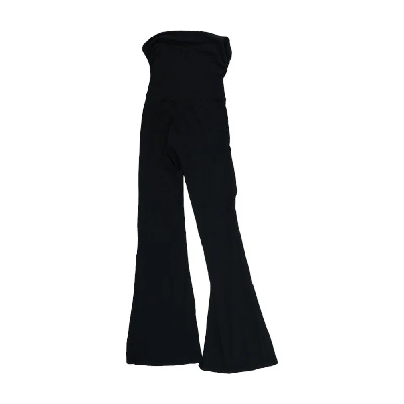 Black Solid Leggings Trendy Cold Weather Tights