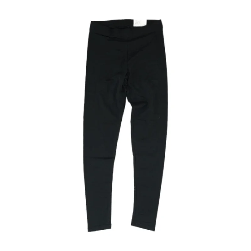 Black Solid Leggings Cozy Lounge Pants Leggings