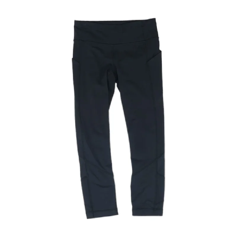 Black Solid Leggings Trendy Minimalist Leggings