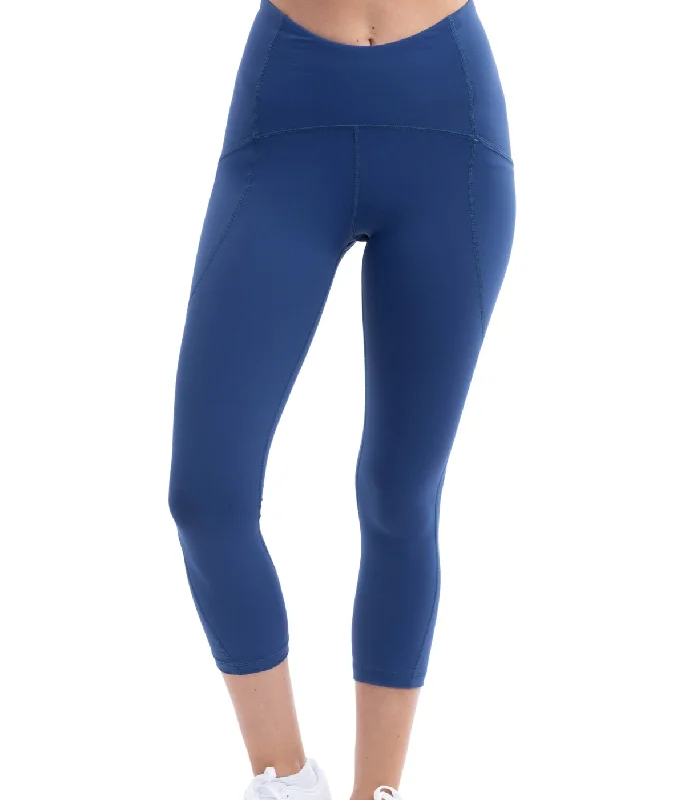 BloqUV Women's UPF 50+ Sun Protection Compression Capri Leggings Trendy Full-Length Leggings BloqUV Women's UPF 50+ Sun Protection Compression Capri Leggings Trendy Full-Length Leggings