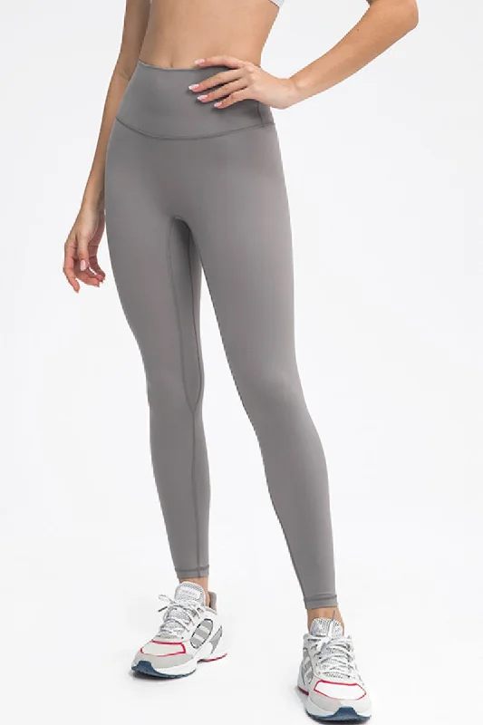 Card Pocket Leggings Trendy Foil Finish Leggings