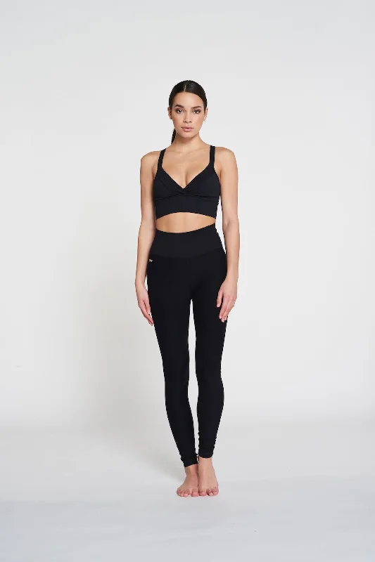 Jayne Soft Leggings - Black Classic Solid Color Leggings