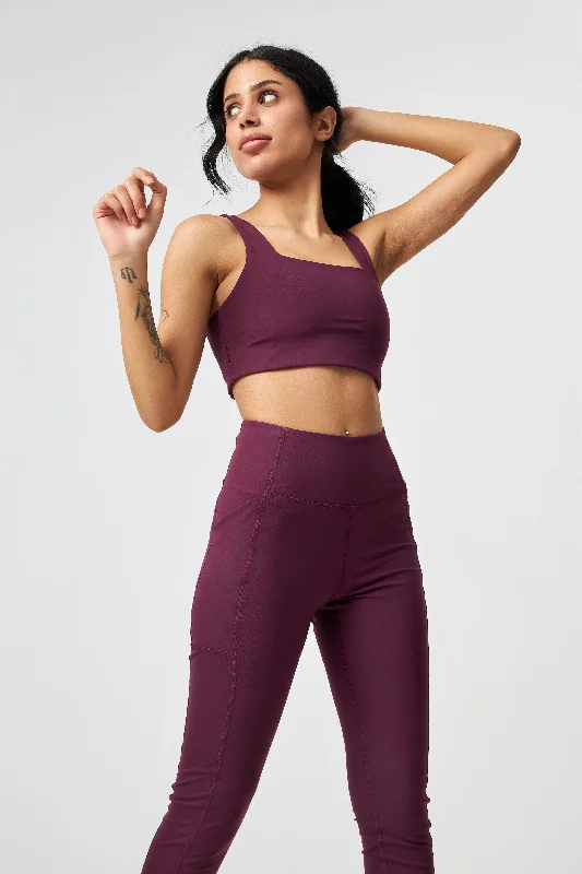 W's High-Rise Pocket Leggings - Made From Recycled Water Bottles Comfortable Capri-Length Leggings W's High-Rise Pocket Leggings - Made From Recycled Water Bottles Comfortable Capri-Length Leggings