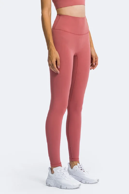 High Rise Ankle Length Yoga Leggings Stylish Pockets Active Leggings