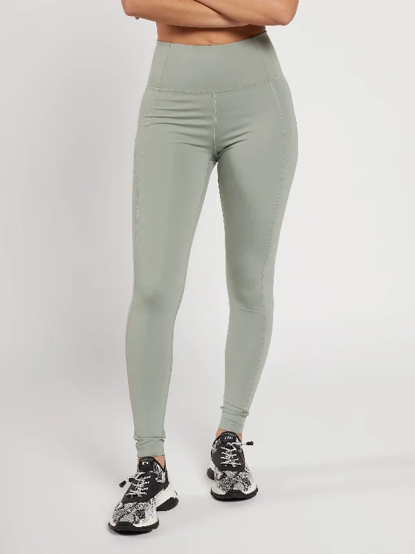 High Rise Legging Elegant Satin Finish Leggings