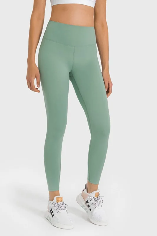 High Waist Ankle-Length Yoga Leggings Stylish Winter-Ready Leggings