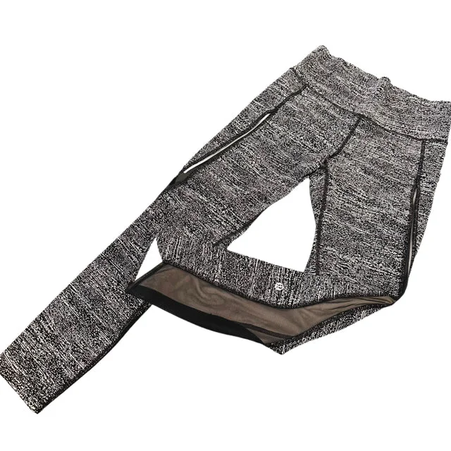 Lululemon Pace Perfect HighRise Leggings Size 6 Stylish Sweatproof Leggings