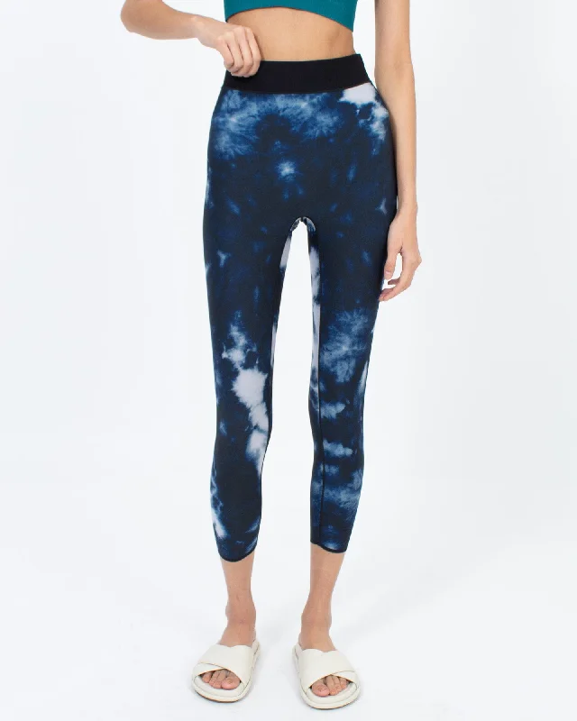 Printed High Rise Leggings Trendy High-Waist Tummy Control Leggings