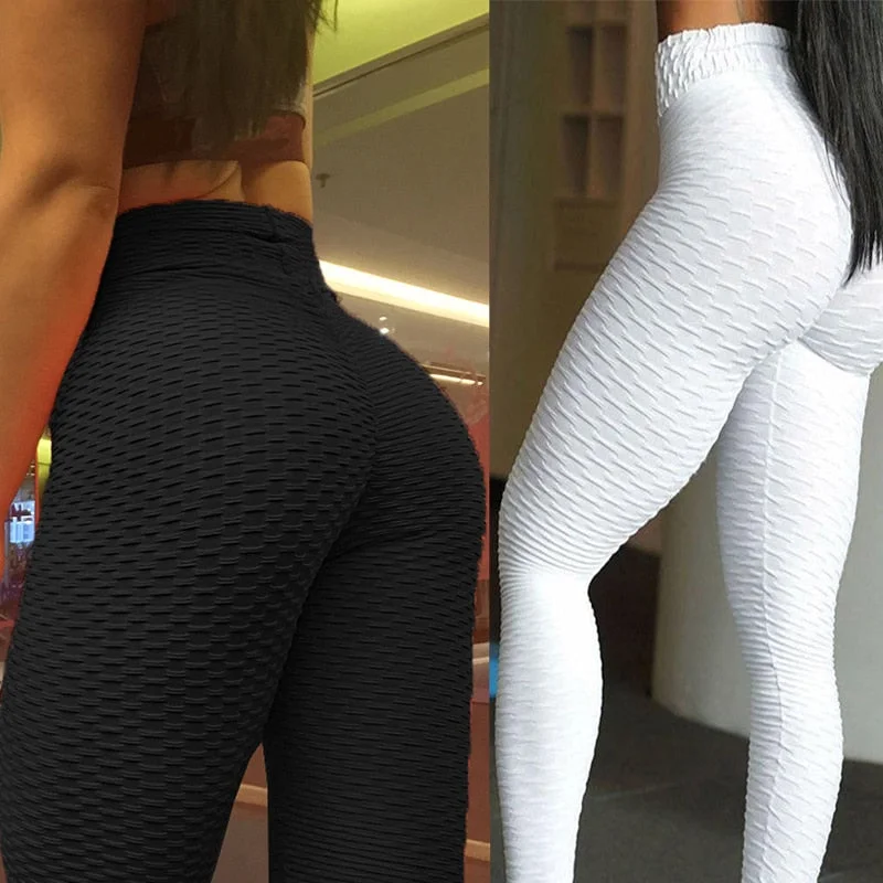 Women's Ankle Length High Waist Anti-Cellulite Sports Leggings with Scrunch Back Trendy Sweat-Wicking Workout Leggings Women's Ankle Length High Waist Anti-Cellulite Sports Leggings with Scrunch Back Trendy Sweat-Wicking Workout Leggings