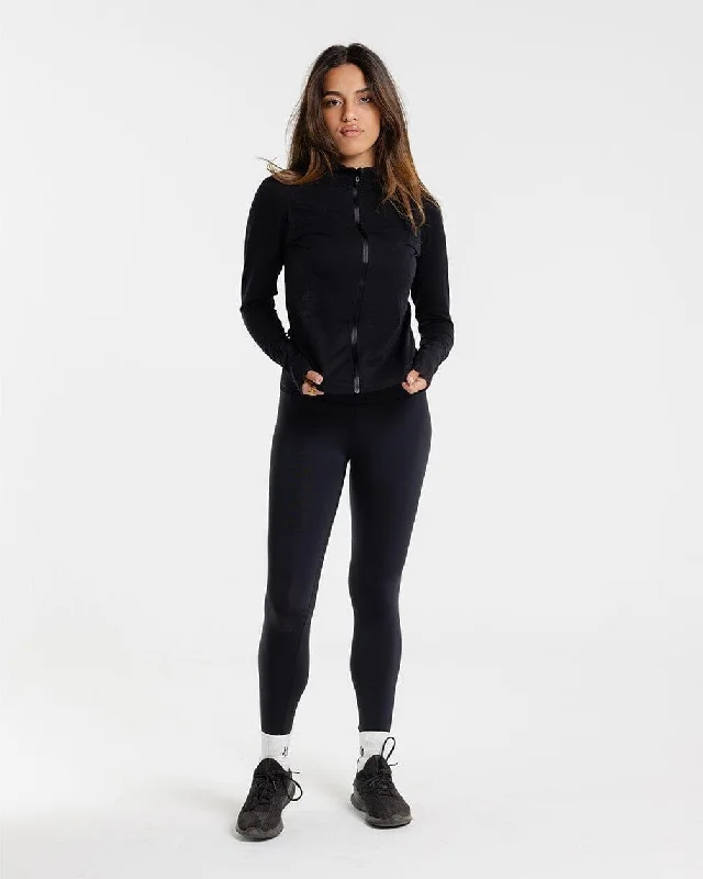 Seamless Black Leggings Trendy Seamless Fit Leggings