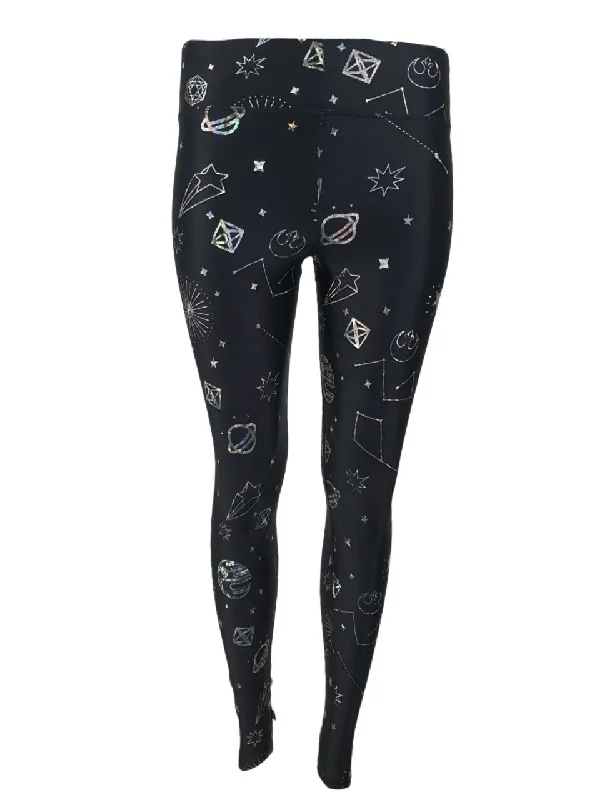 TEREZ Women's Black Hologram Star Wars Leggings #22258034 X-Small NWT Fashionable Minimal Active Leggings TEREZ Women's Black Hologram Star Wars Leggings #22258034 X-Small NWT Fashionable Minimal Active Leggings