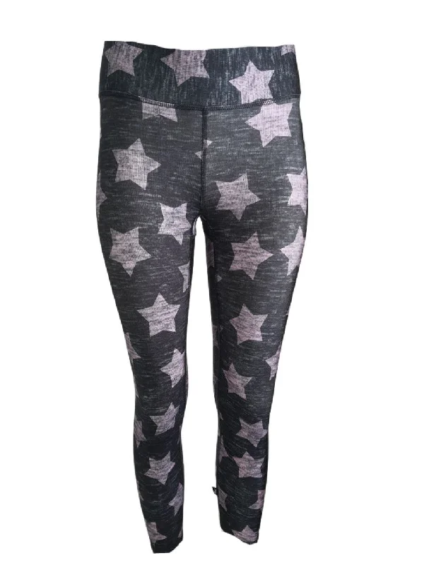 TEREZ Women's Grey Perfomance Capri Leggings #424027904 NWT Stylish Printed Sport Leggings TEREZ Women's Grey Perfomance Capri Leggings #424027904 NWT Stylish Printed Sport Leggings