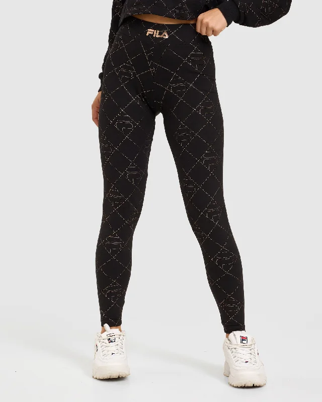 Women's Brooks Leggings Trendy Spandex Leggings