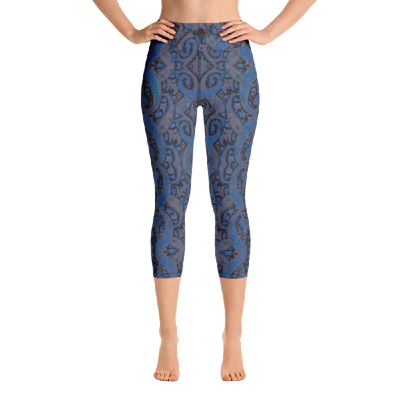 Yg - Yoga Capri Leggings Stylish Ultra Stretch Leggings