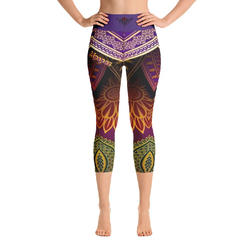 Ys - Yoga Capri Leggings Stylish High-Waisted Leggings