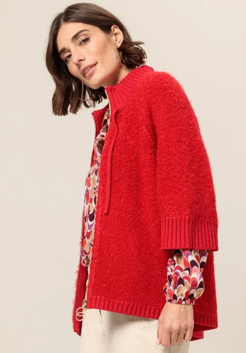 Octavis Knit Jacket Tiered Jacket Buttoned Jacket Zippered Jacket